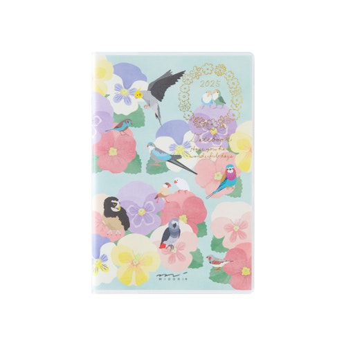 Midori MD 2025 Pocket Diary Mini Bird