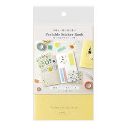 PRE-ORDER: Midori Peelable Sticker Book Yellow