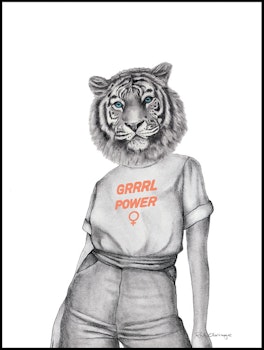 Grrrl Power Tiger