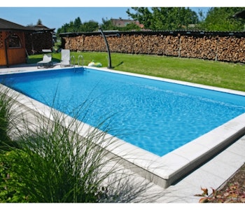 Premium Thermoblock Pool Paket 1000 x 500 x 150 cm inkl trappa