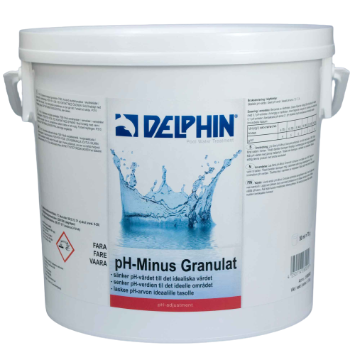 DELPHIN pH-Minus Granulat, 5 kg hink