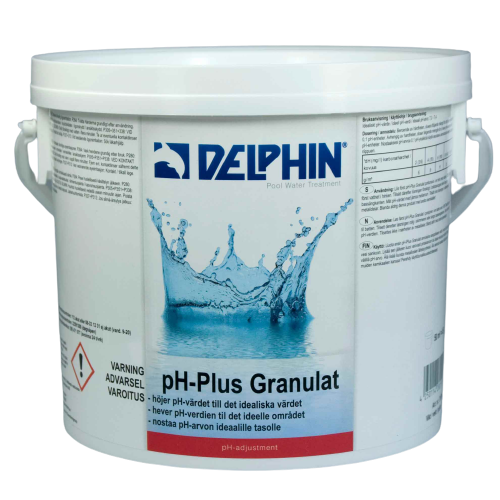 DELPHIN pH-plus Granulat, 3kg hink