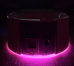 LED strip under badet