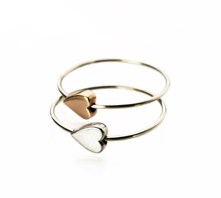 HEART RING SILVER