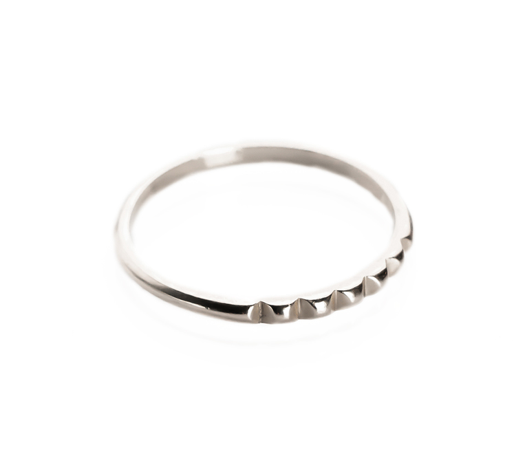 STUD RING SILVER