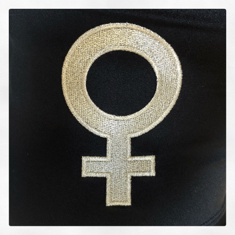 FEMINISTGUDINNA ”METALLIC” BADBYXA KORT