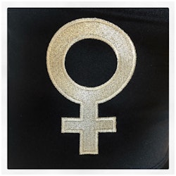 FEMINISTGUDINNA "METALLIC" BADBYXA LÅNG