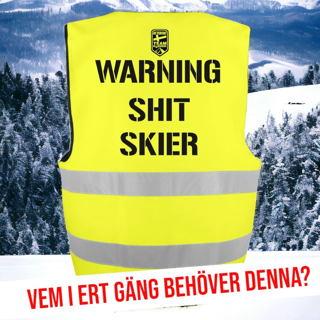 Varningsväst - Shit Skier