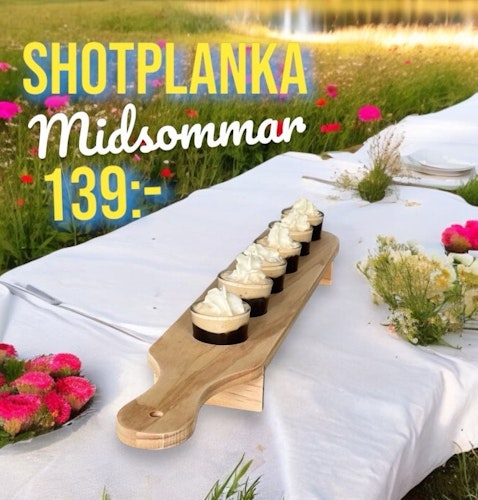 Halvmeter Shotplanka