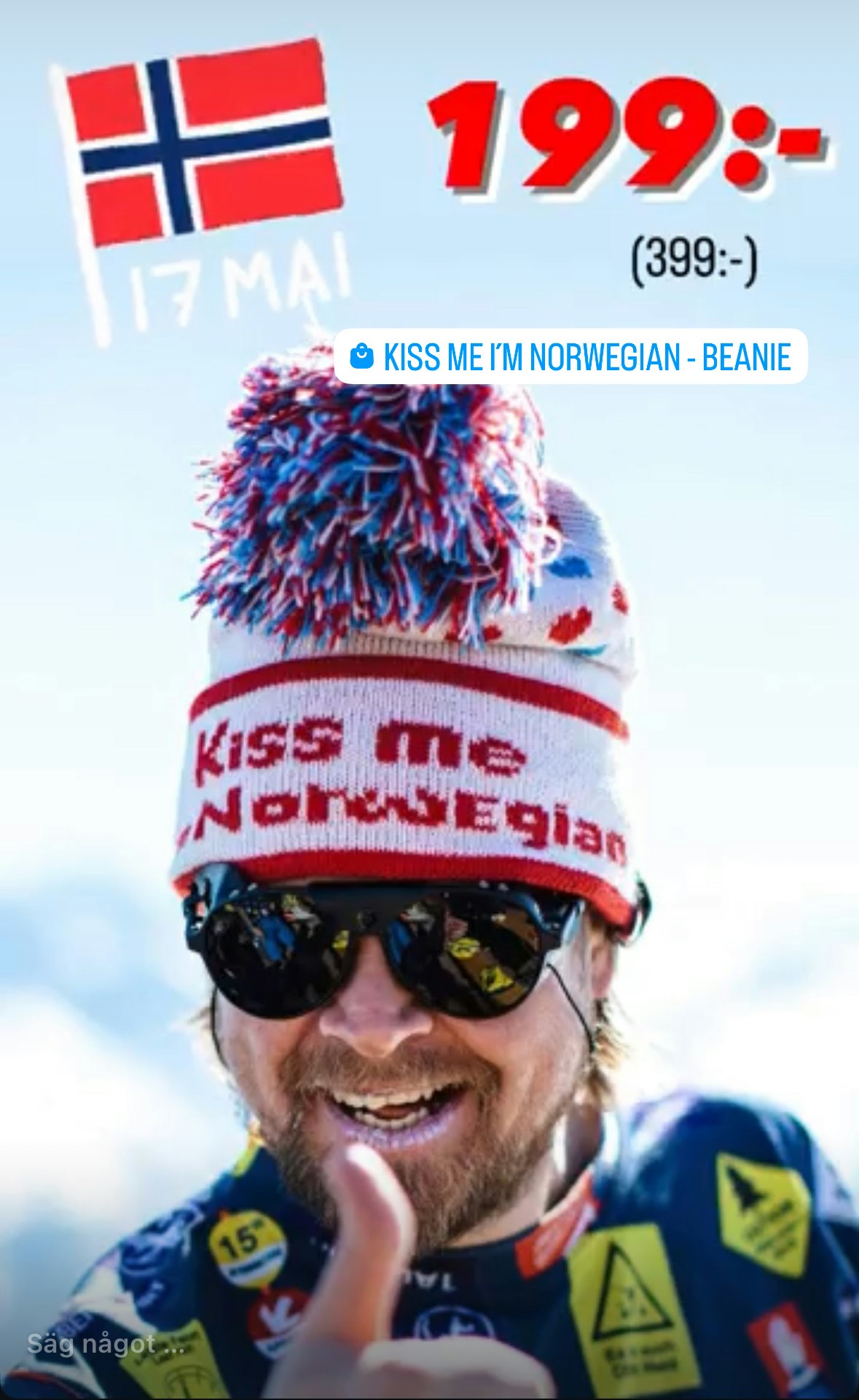 Mössa - Kiss Me I´m Norwegian