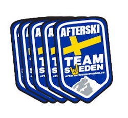 5-pack Klistermärken Afterski Team Sweden