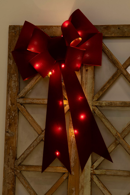 Rosett Röd Led 2AA