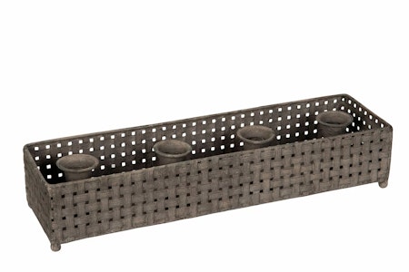 Ljusstake Flätad Metall