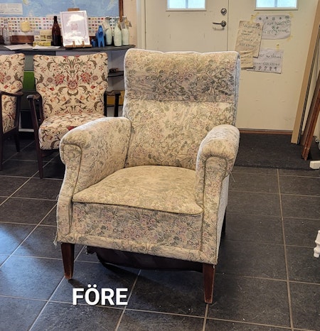 Fåtölj "Renoveringsuppdrag"