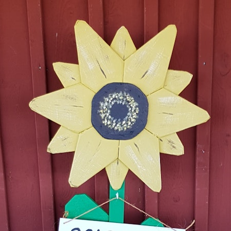 Solros i trä "Sunflower"
