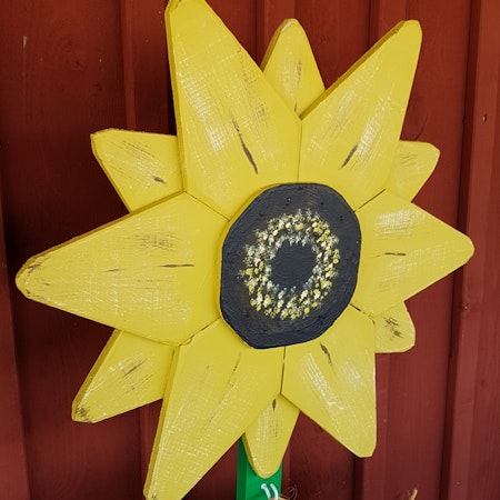 Solros i trä "Sunflower"