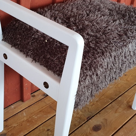 Pianopall/Taburett/Fotpall "Grålle"