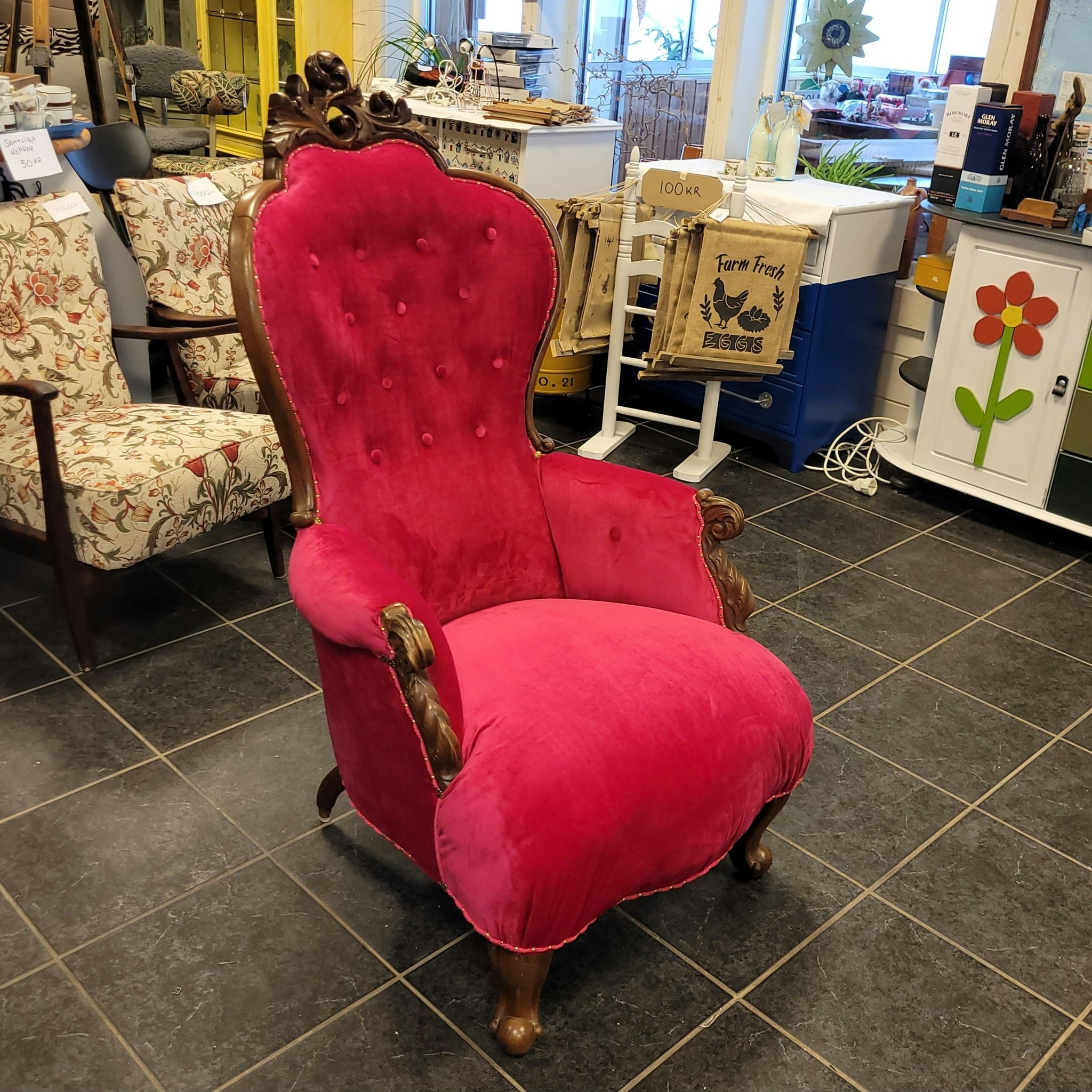 Rokokofåtölj "Renoveringsuppdrag"