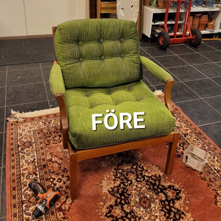Fåtölj "Renoveringsuppdrag"