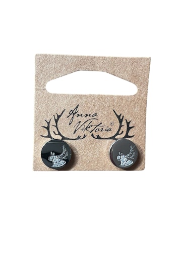 63114 NORDIC CRYSTAL, ÖRHÄNGE, REN  STICK EAR, REINDEER