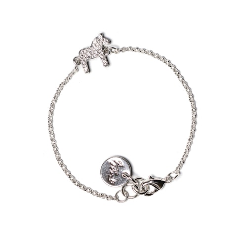 62954, Armband Nordic Crystal, Dalahäst, silver/ Bracelet, Dalahorse, silver