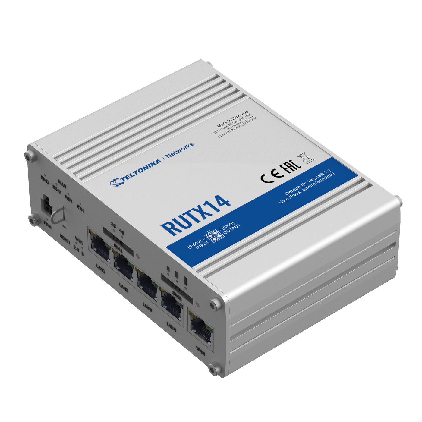 Teltonika RUTX14 Rugged Ethernet Router