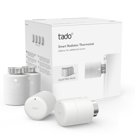 Tado TAD-104043 - Smart Radiator Thermostat 4 Pack
