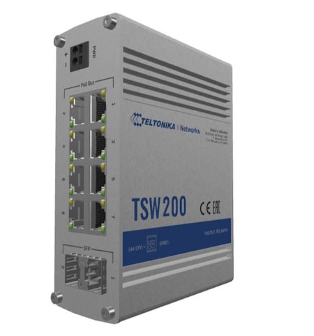 Teltonika TSW200 unmanage industrial POE switch