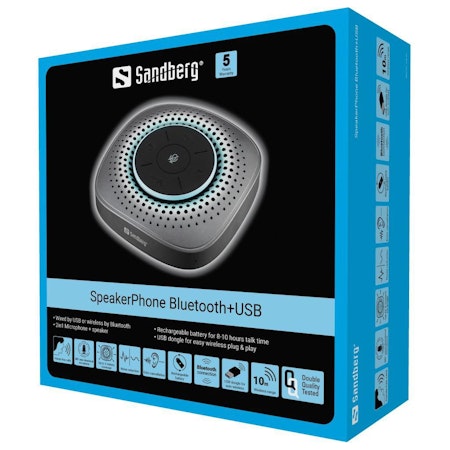 Sandberg Speaker Phone Bluetooth+USB 126-41