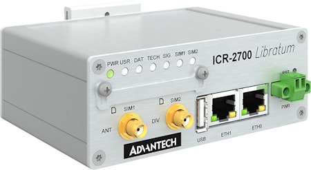 Advantech ICR-2734 Libratum 4G Router metal