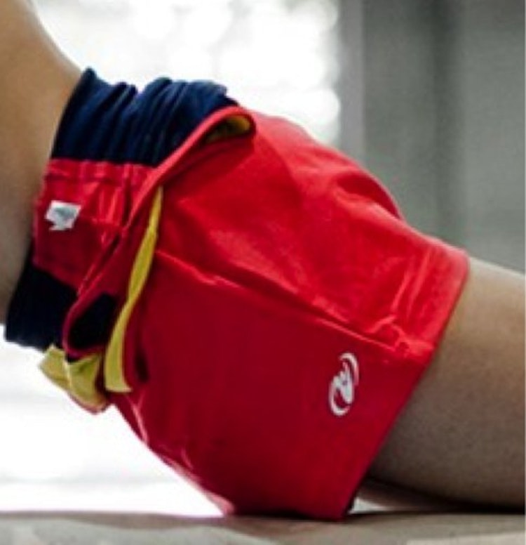 Röd HERR träning/tävlings shorts: 7001674