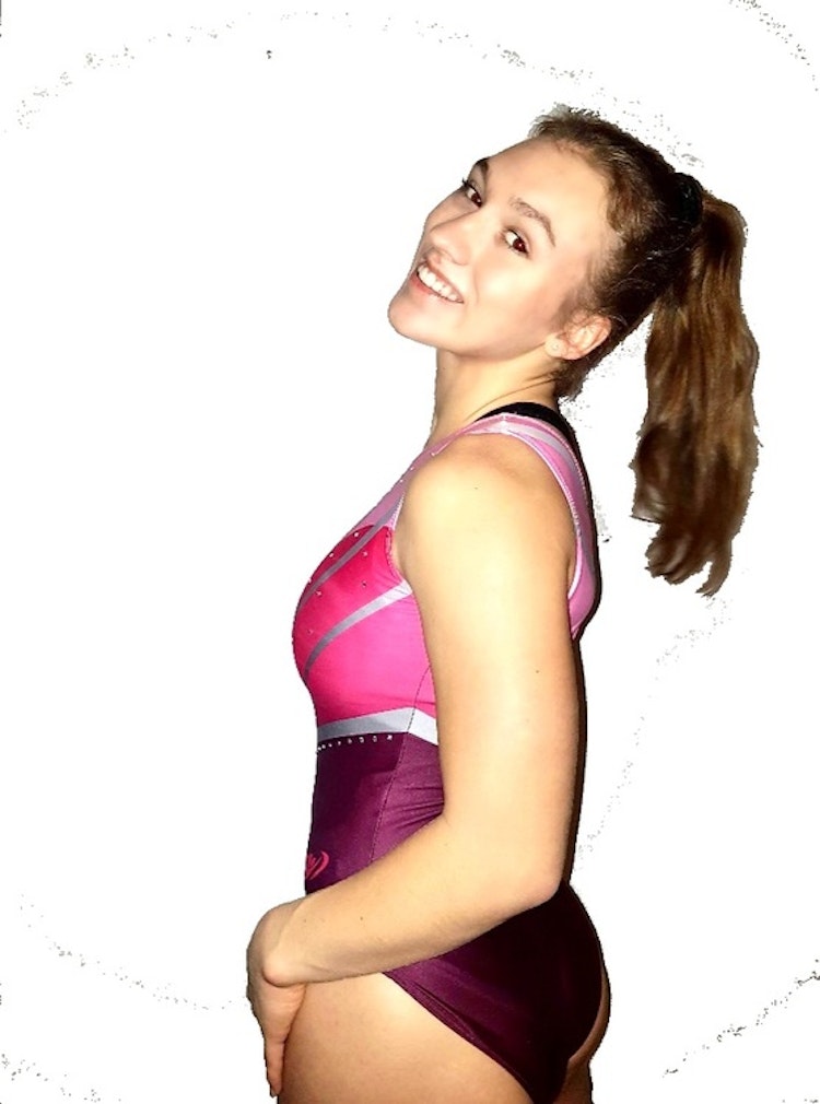 Diana Rosa-Gymnastikdräkt