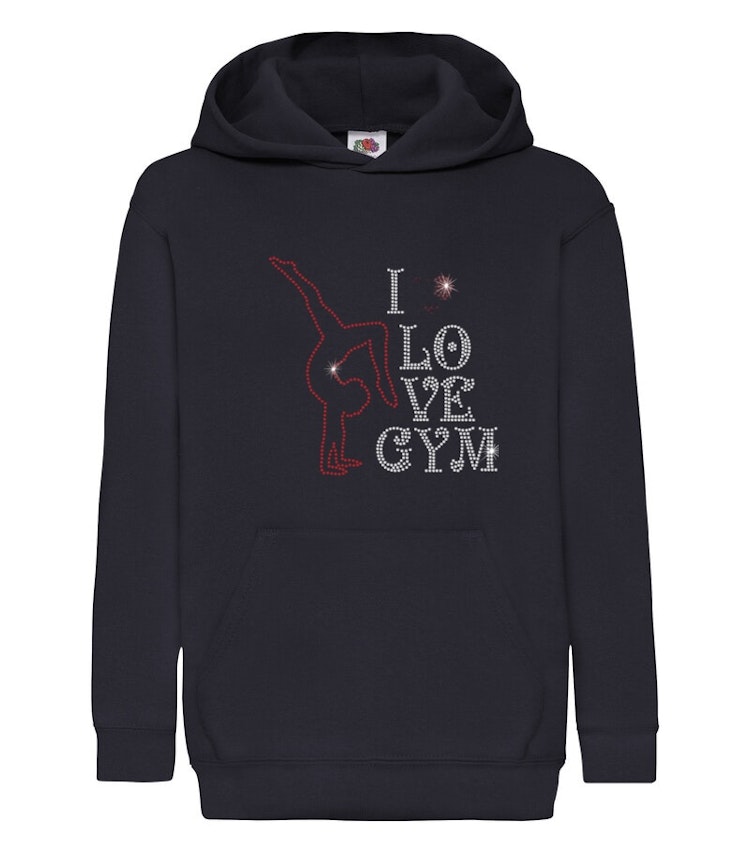 Gymnastics figur 2  Hoddie tröja
