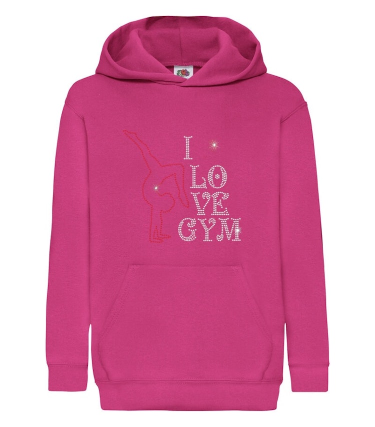 Gymnastics figur 2  Hoddie tröja