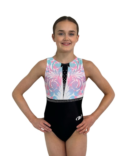 Prisma black sublimering gymnastikdräkt
