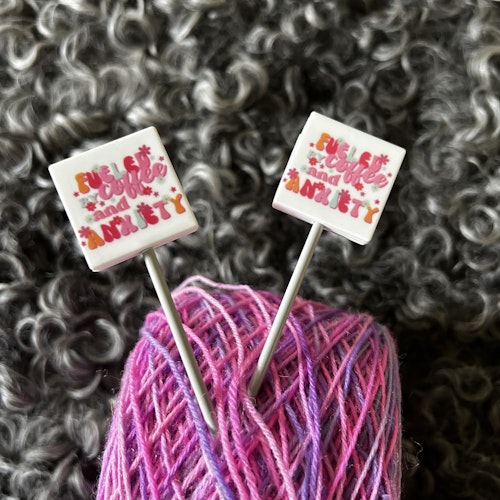 Stickstoppers, 4-kantig med text