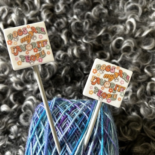 Stickstoppers, 4-kantig med text