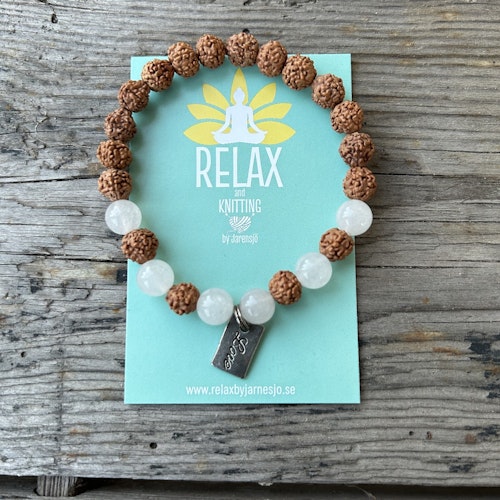 Armband, LOVE, Rudraksha
