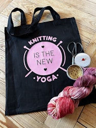 Tygkasse, KNITTING IS THE NEW YOGA