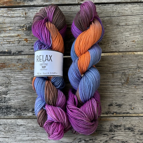 Merino Sock, 50 g, Handfärgat