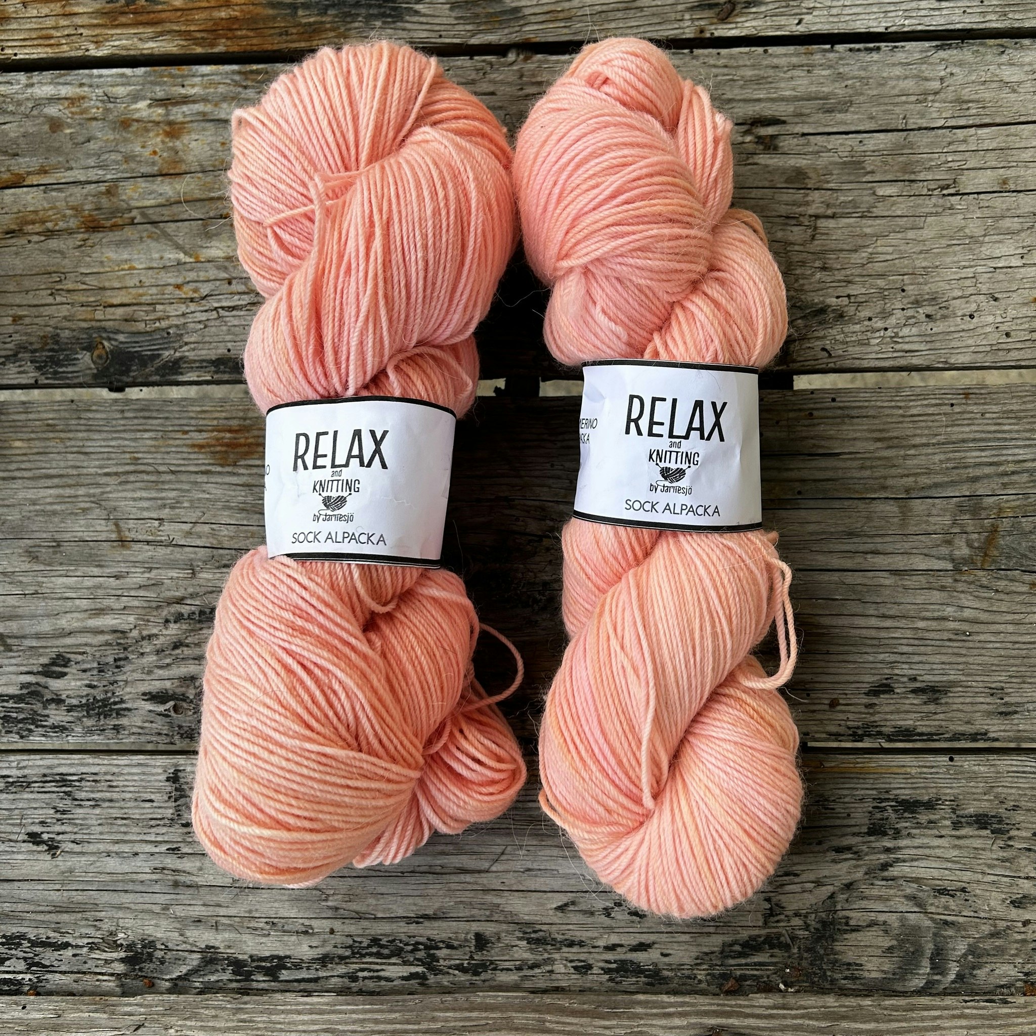 Alpacka Sock, 100 g, handfärgat