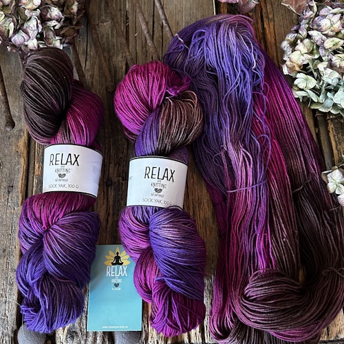 Yak Sock, 100 g, Handfärgat