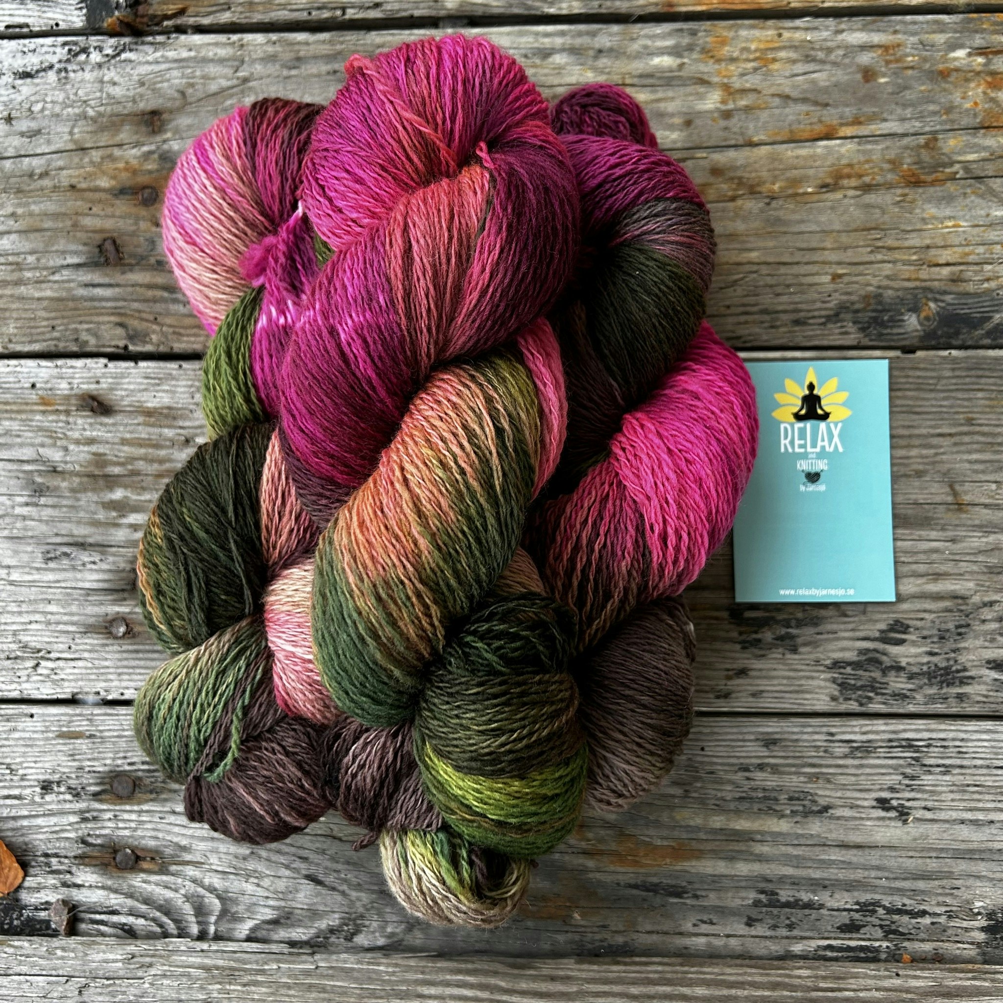 Superwash Merino, 100 g, handfärgat