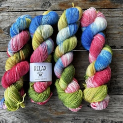 Bambu/Merino, 100 g, handfärgat