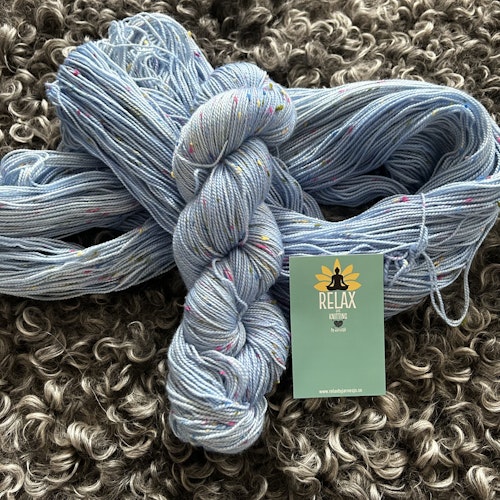 Tweed Merino, Multi Nep, 100 g, handfärgat