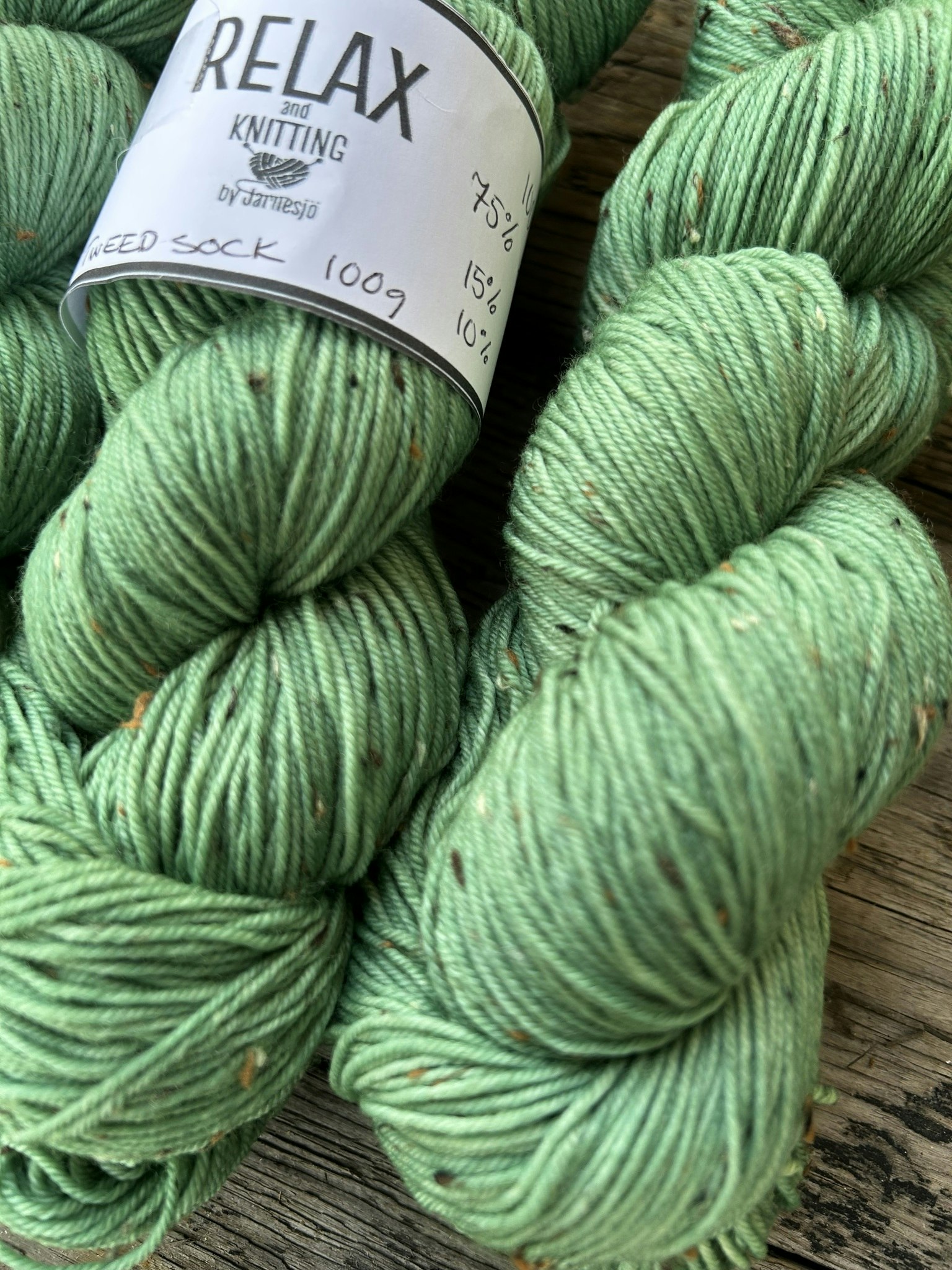 Tweed Sock, 100 g, handfärgat