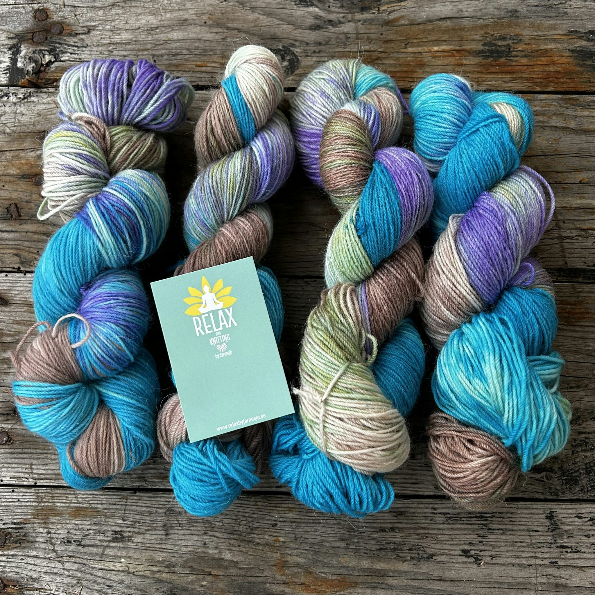 Alpacka Sock, 100 g, handfärgat