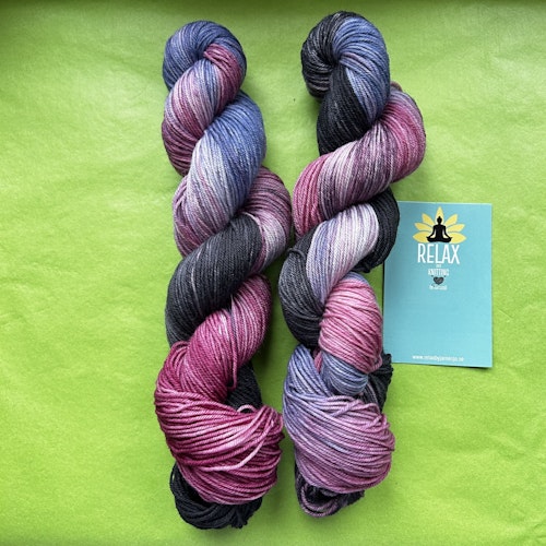 Merino Sock, 50 g, Handfärgat