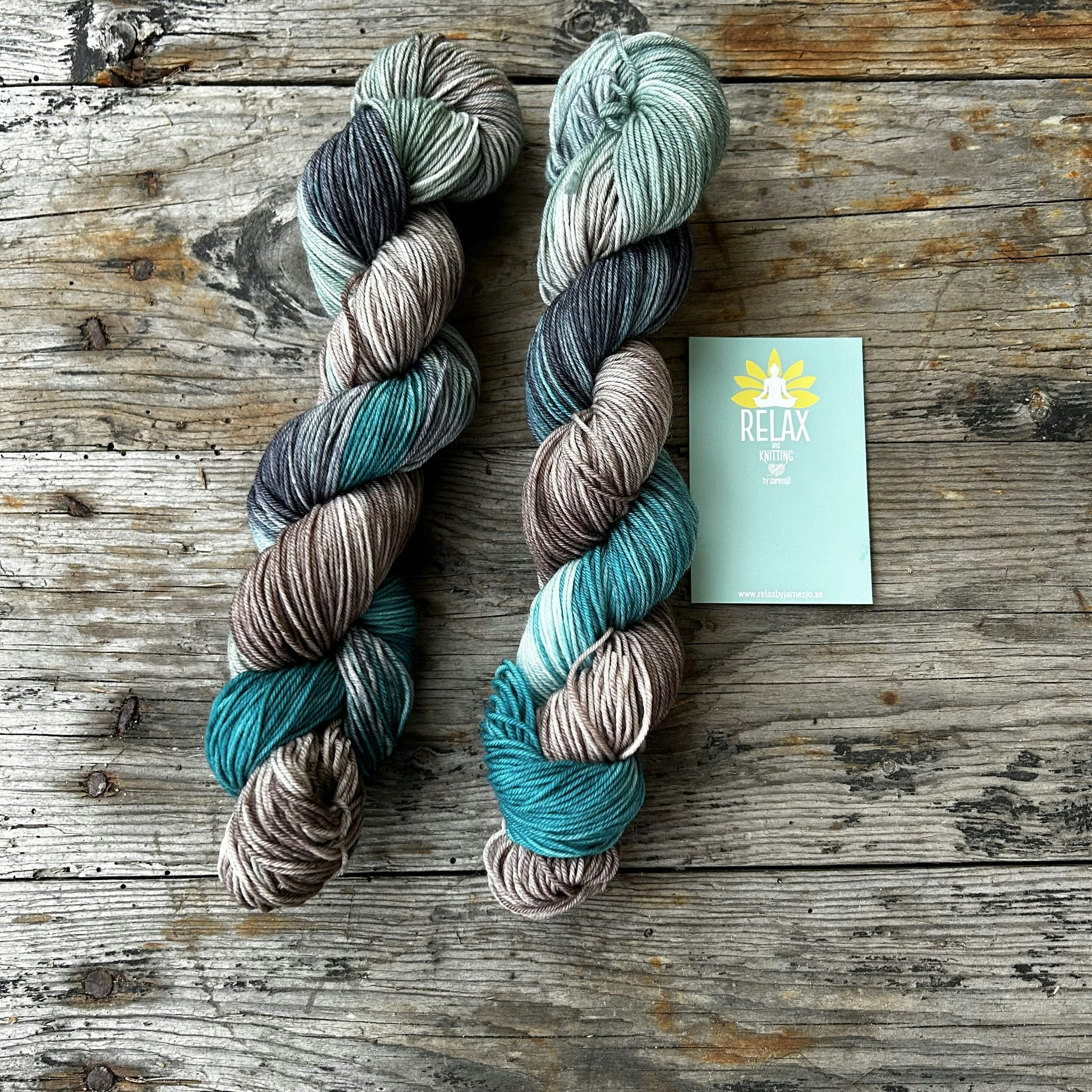 Merino Sock, 50 g, Handfärgat