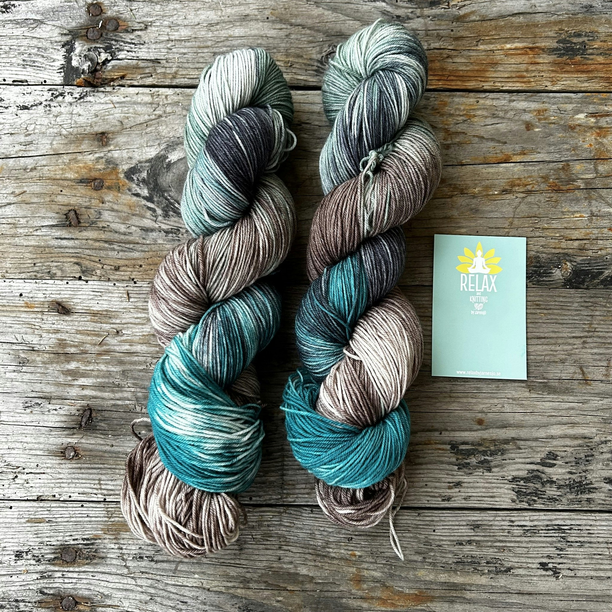 Merino Sock, 100 g, Handfärgat